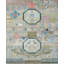 Tapis décoratif multicolore à motif d'arbres, d'animaux et de formes Barcelona Collection-458496359