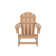 Cullan Plastic Rocking Adirondack Chair with Table
