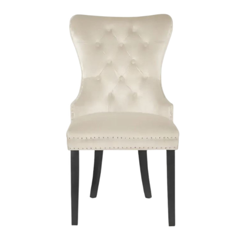 Chaise en velours Hansel