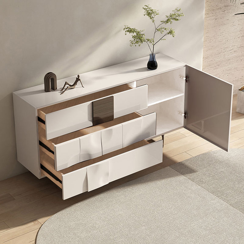 Casiers de salon créatifs et modernes. Buffet, Blanc, H 35,43 po x l 55,12 po x P 15,75 po
