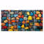 Carreaux de mosaïque colorée, ensemble de salon art mural mosaïque beauté II-269366465