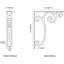 Support en fer forgé Avery (support central simple) (paquet de 2)-112065684