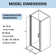 30-31.5 in.W x 72 in.H Pivot Frameless Glass Shower Door
