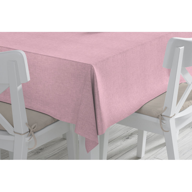 Nappe ronde en polyester Vallejos, 120 po x 60 po, oblong, Rose