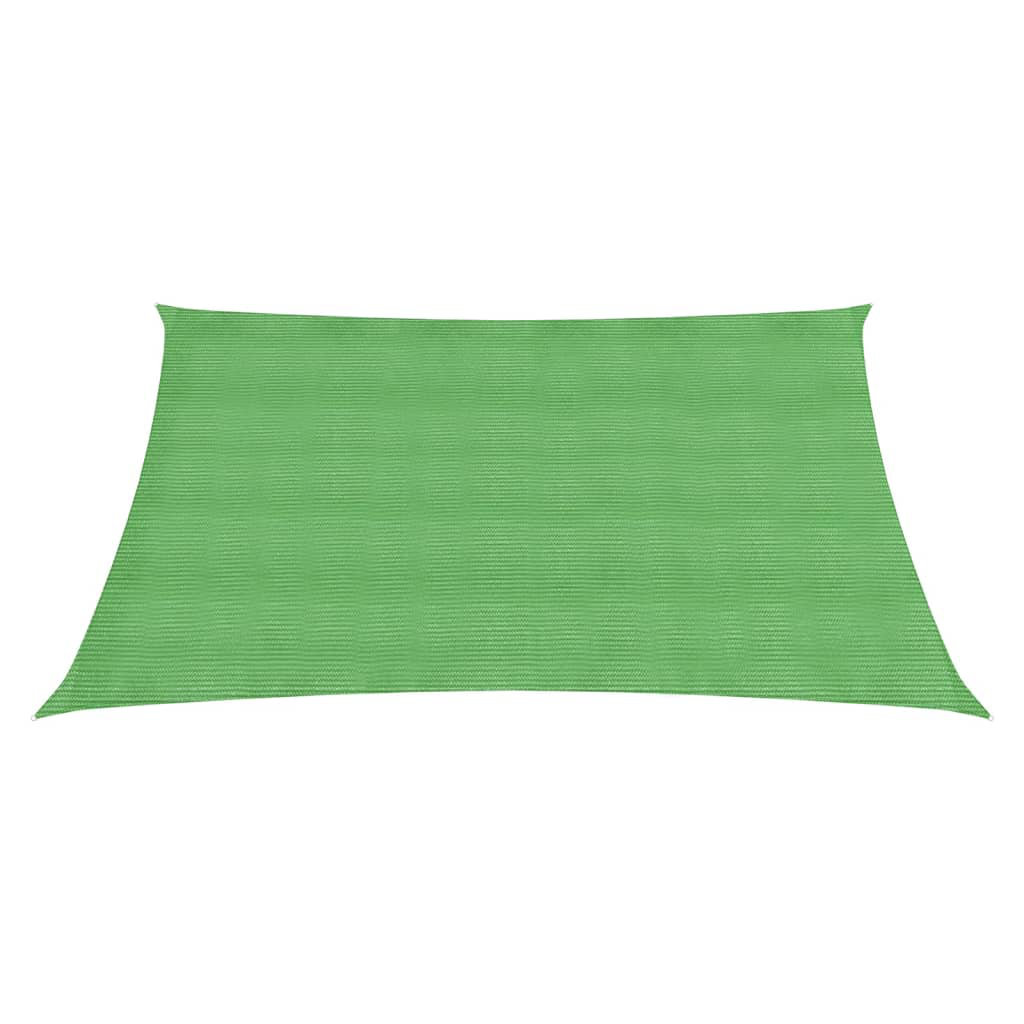 Vidaxl (Light Green, 6 X 6 M) Sunshade Sail 160 G/M² Hdpe Patio Sunscreen Outdoor Canopy Party Tent - Image 2