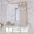 Lesamuel Filleted Corner Wall Mounted Bathroom and Vanity Mirror with Aluminum Frame-191980823-196377377-135634382