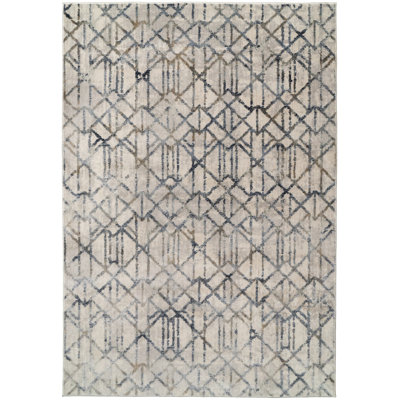 Tapis gris / bleu Garton