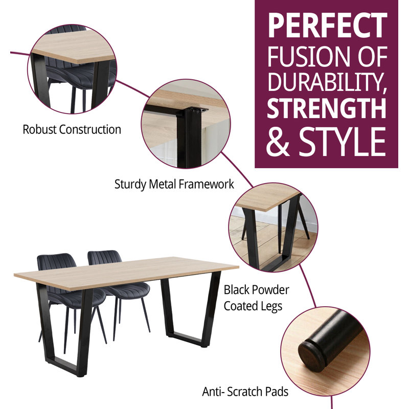 Antigua 4 - Person Dining Set