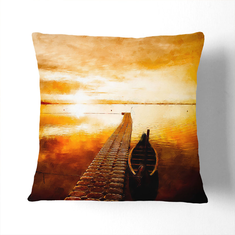 Square Throw Cushion, 40cm H x 40cm W x 15cm D