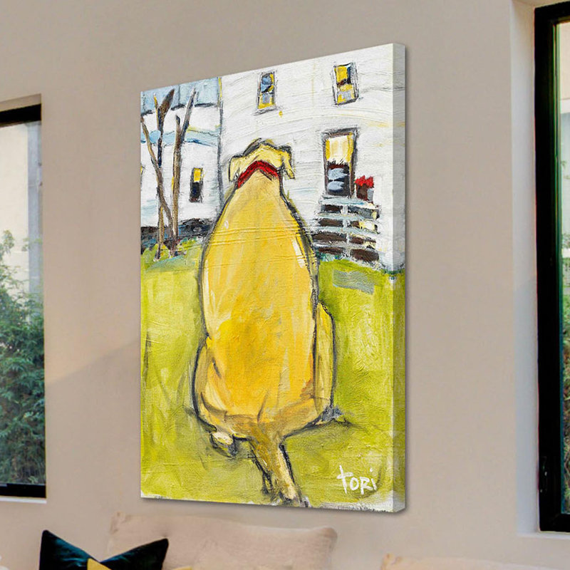 « fat ass » par tori campisi, reproduction d’art sur toile tendue, H 18 po x l 12 po x P 1,5 po