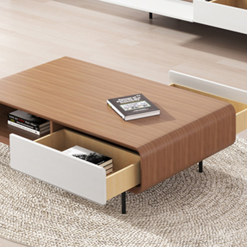 Simple and practical home coffee table, 14.17" H x 43.31" L x 23.62" W
