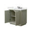 Strada 36" Freestanding Single Bathroom Vanity with Cultured Marble Top-1818444221-1818444218