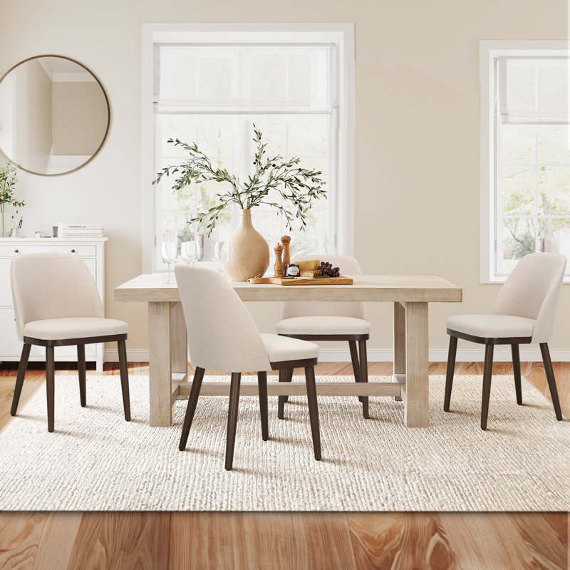 Dayren 47.2cm H Fabric Upholstered Side Chair, Beige