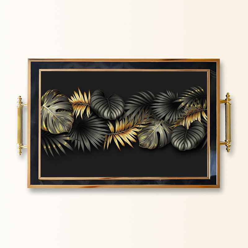 Élégant plateau en verre de 19,7 po x 11,4 po x 1,4 po | Fabrication 100% verre durable | Facile à nettoyer avec un chiffon humide | Idéal pour le service, la présentation décorative et l'organisation | Ajout élégant à la décoration intérieure