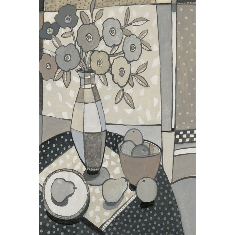 Table Top I - Wrapped Canvas Painting, 46cm H x 30cm W x 3.8cm D
