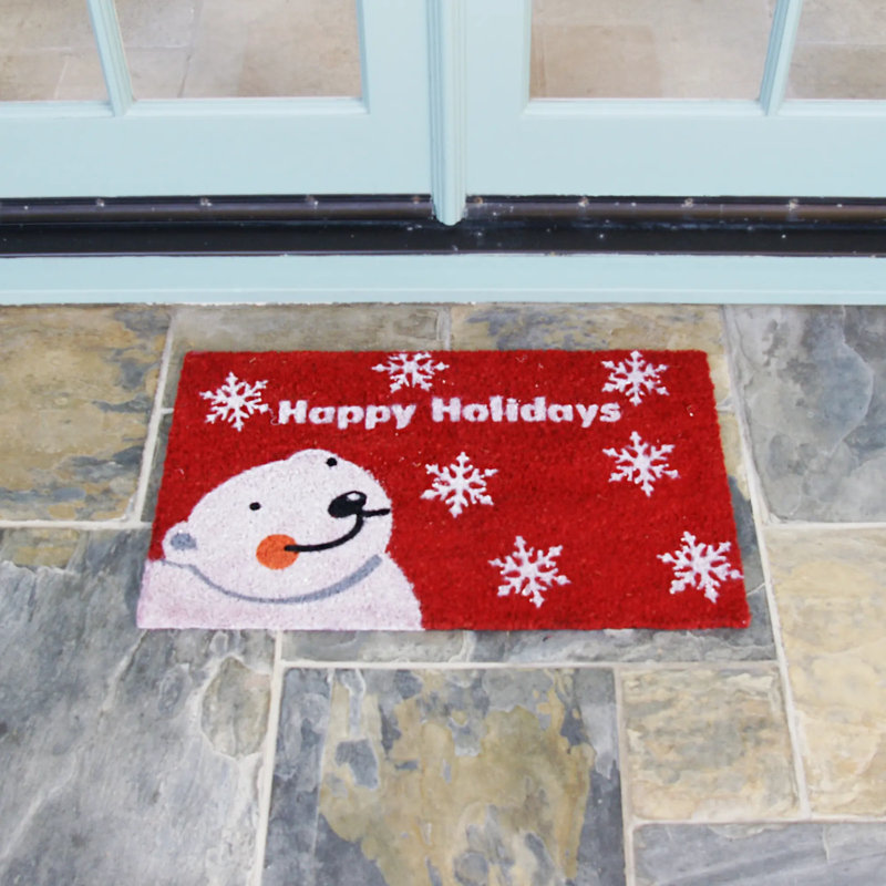 Dulac Non-Slip Christmas Outdoor Doormat