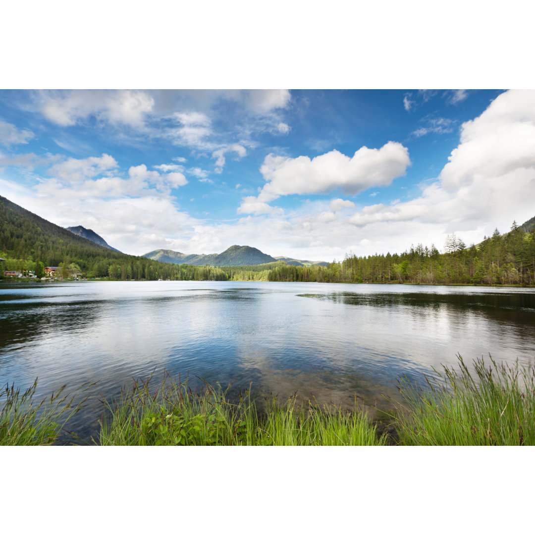 Alpensee - Leinwandbild