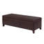 Repose-pieds de rangement rectangulaire en similicuir de 50,8 po pour le salon-1284213755