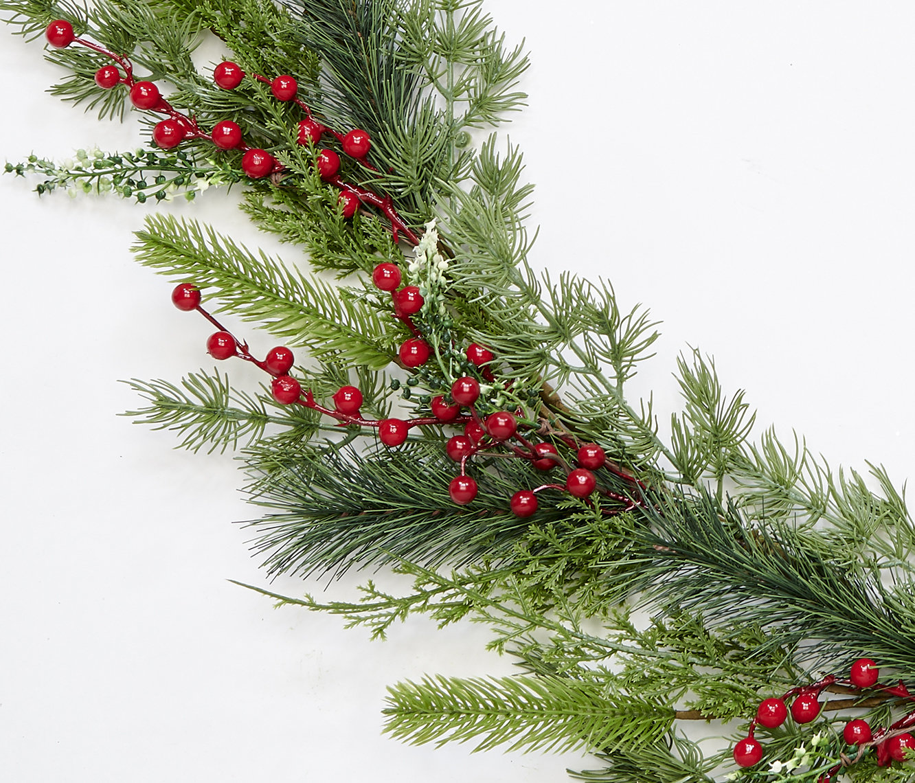 72" Pine and Berry Christmas Garland