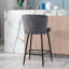 Catharina Upholstered Counter Stool with Metal Frame-1300344401