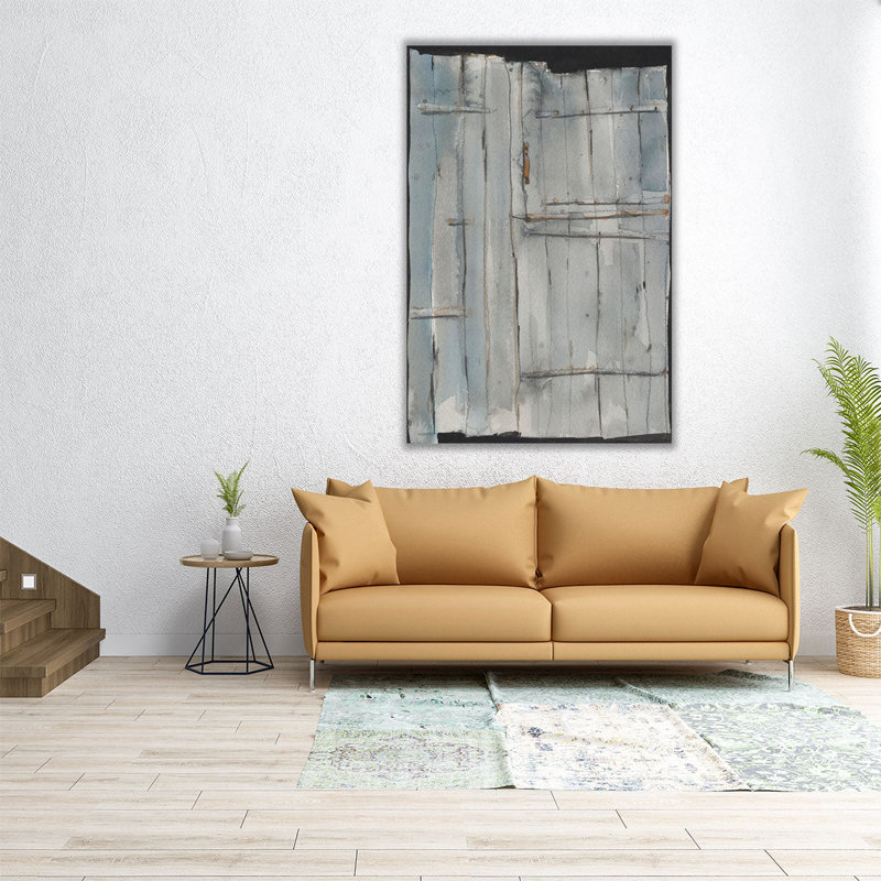 «The Wooden Gate I», reproduction d'art sur toile, H 30 po x l 20 po