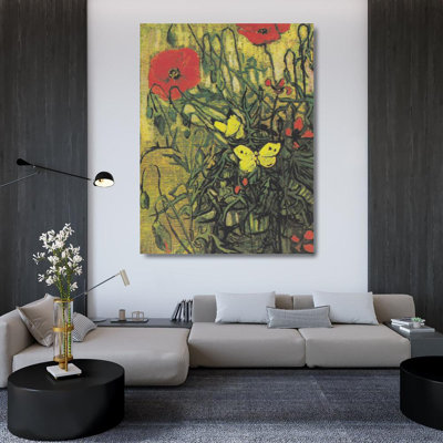 Butterflies And Poppies, San Remy 1890