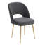 Chaise en velours Rizo Cognac-4605388