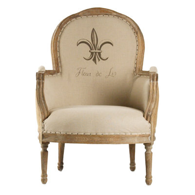 Lance Linen Armchair