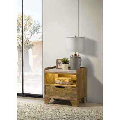 Packard Medium Oak 1-drawer Nightstand