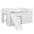 Full Size Low Loft Bed For Kids, Wood Modern Farmhouse Full Loft Bed With Slide And Drawer Storage, No Box Spring Needed