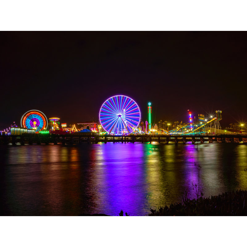 Del Mar, foire de la grande roue, San Diego par Brian Mc Clean - photographie, H 24 po x l 32 po, Non mat
