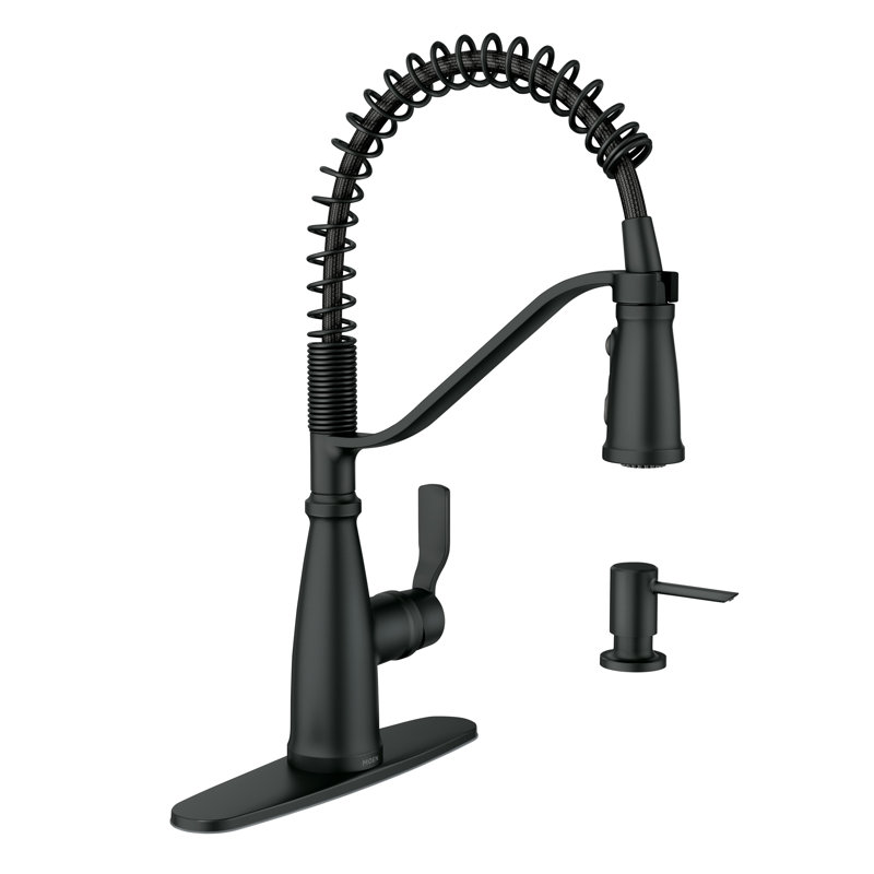 Robinet de cuisine MOEN Nolia, Noir mat