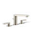 Composed Widespread Bathroom Faucet with Drain Assembly-1564658414