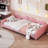 Upholstered Daybed, Sherpa Fabric Sofabed-212745987-212746045