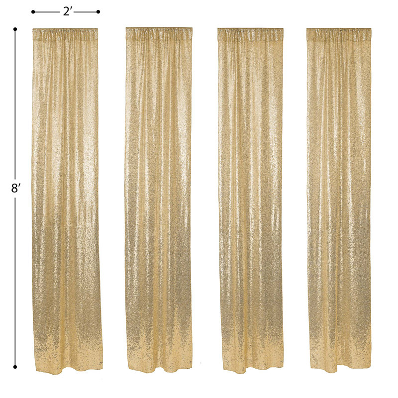 Tulle Backdrops & Signs, Gold