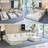 140" Oversized Modular Sectional Sofa,6-Piece Convertible U Shaped Sleeper Sofa With High Density Memory Foam, 6 Seater Free Combination Compression For Living Room-872349828