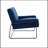 Lopardo Waiting Room Chair with Metal Frame-1640352600