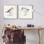 «Sand l'apiper apaisant» par Lucca Sheppard - ensemble de 2 impressions sur toile flottante-75890023-75890024