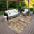 Machine Washable Indoor/Outdoor Earleville ACN2368 Abstract Rug-806917547
