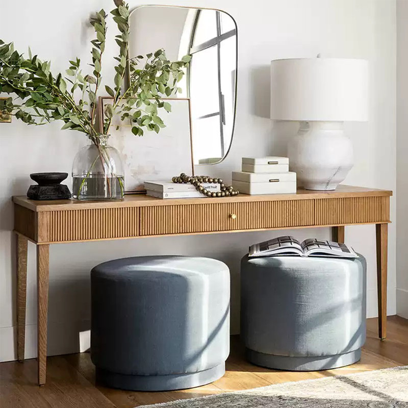 Retro Minimalist Practical Console Table