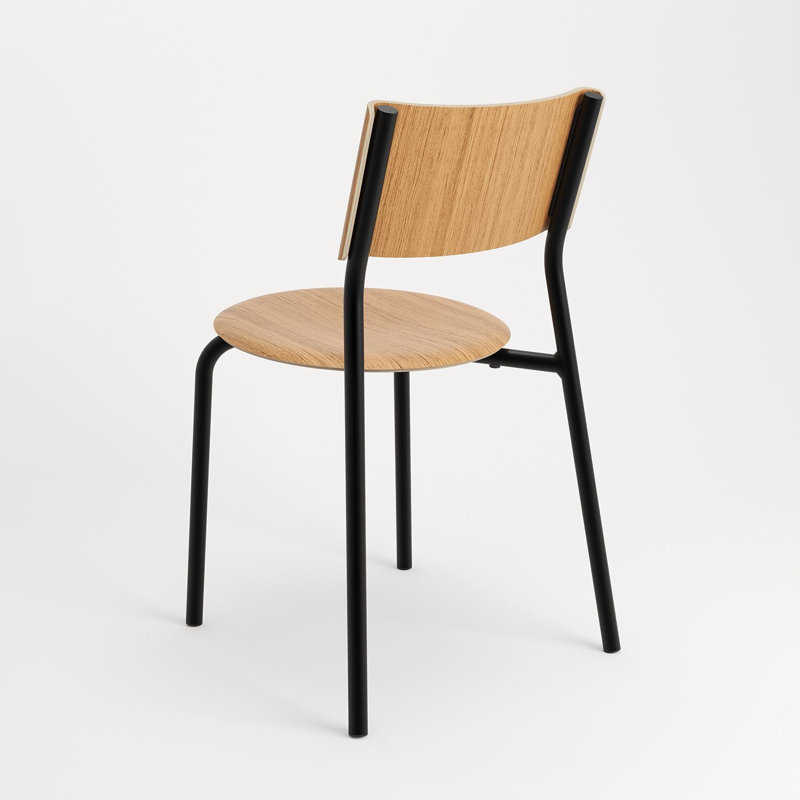 SSD Dining Side Chair, Graphite Black