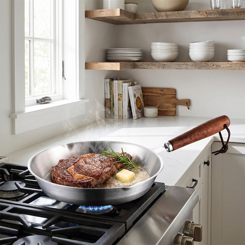 Stainless Steel Non-Stick Frying Pan