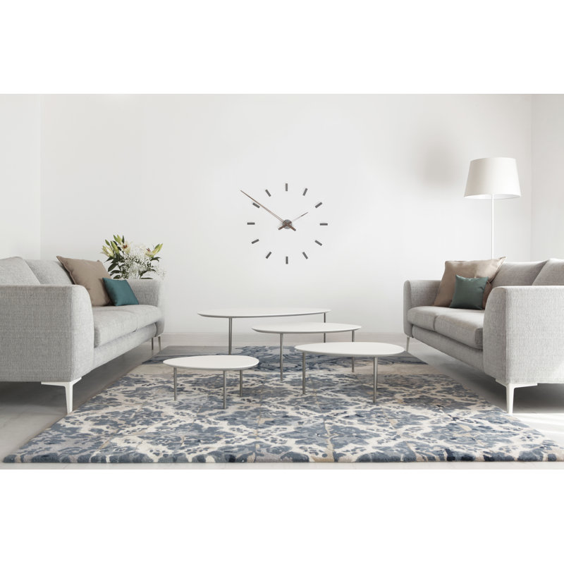 Très grande horloge murale 39,3701 po Tacon Graphite
