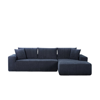Ramiro L Shaped Polyester Memory Foam Sectional Sofa With Chaise by Latitude Run