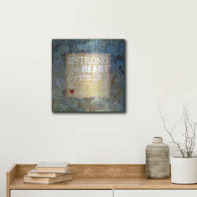 Luxe Art 'Heart Psalm 1'  by Art Licensing Studio Wall Art