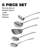 Lexi Home 5 Utensil Set