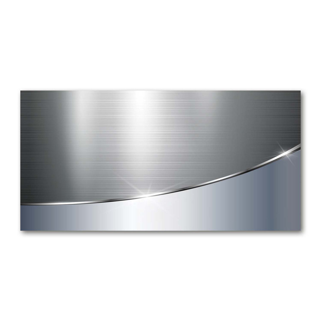 Barraclough Steel Imitation 50cm x 100cm Glass Panel