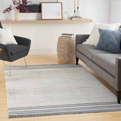 Tapis bleu marine / blanc Atouch