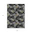 Tapis intérieur lavable à pois 9 pi x 12 pi noir et ivoire