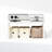Simplistic Modern TV Stand, TV Table, White